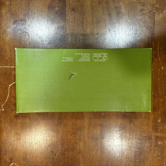 Tory Burch Green Kira Sport Logo Sandal Shoe Empty Box "12x7x4.5 - Picture 2 of 8